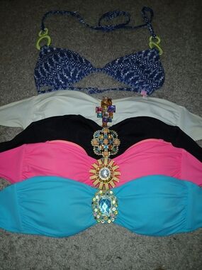 Vintage Victorias Secret Bikini Tops Bundle For Summer And Beach Wear